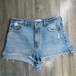 Abercrombie & Fitch Blue Jean Shorts